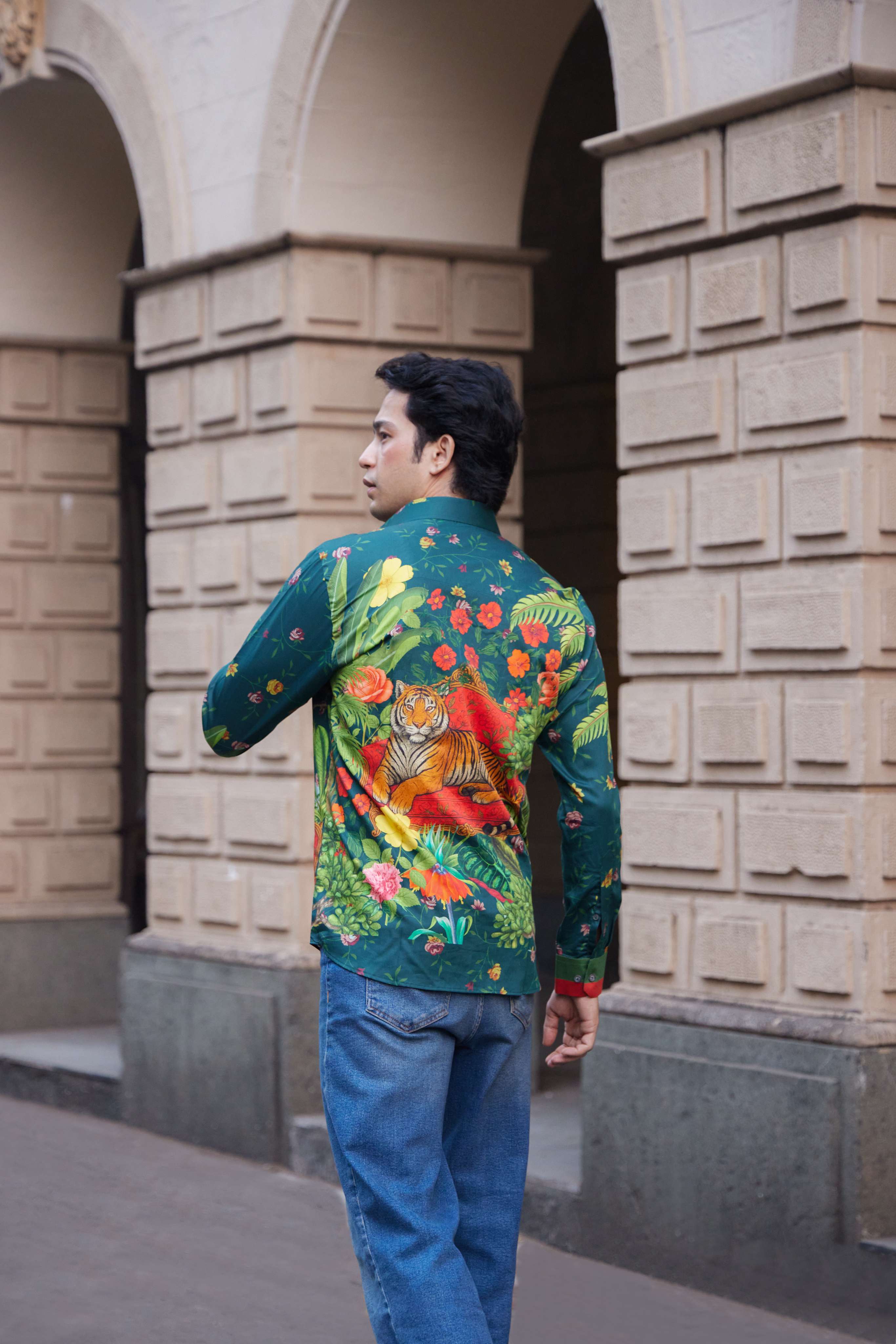 Regal Tiger Print Shirt