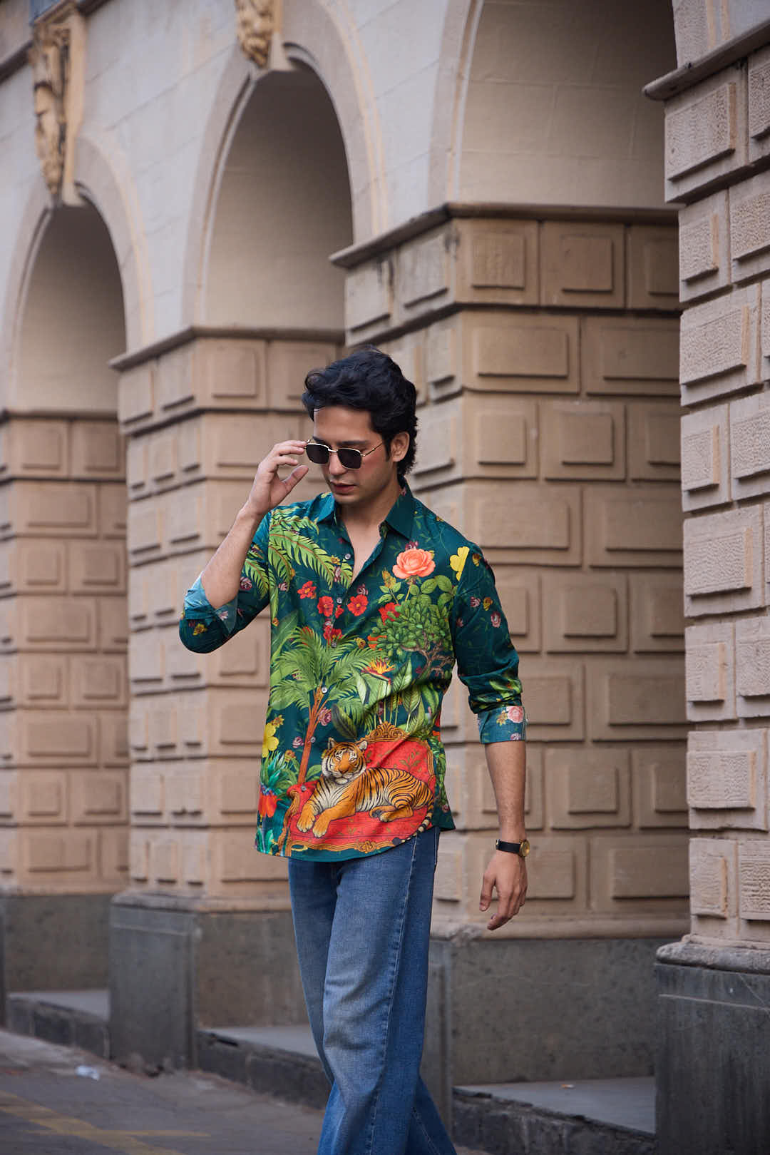 Regal Tiger Print Shirt