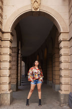 Lush Garden Print Shirt