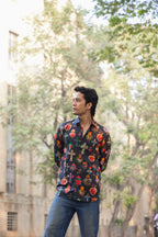 Sacred Heart Motif Shirt - Men