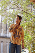 Tuscan Earth Tone Abstract Shirt