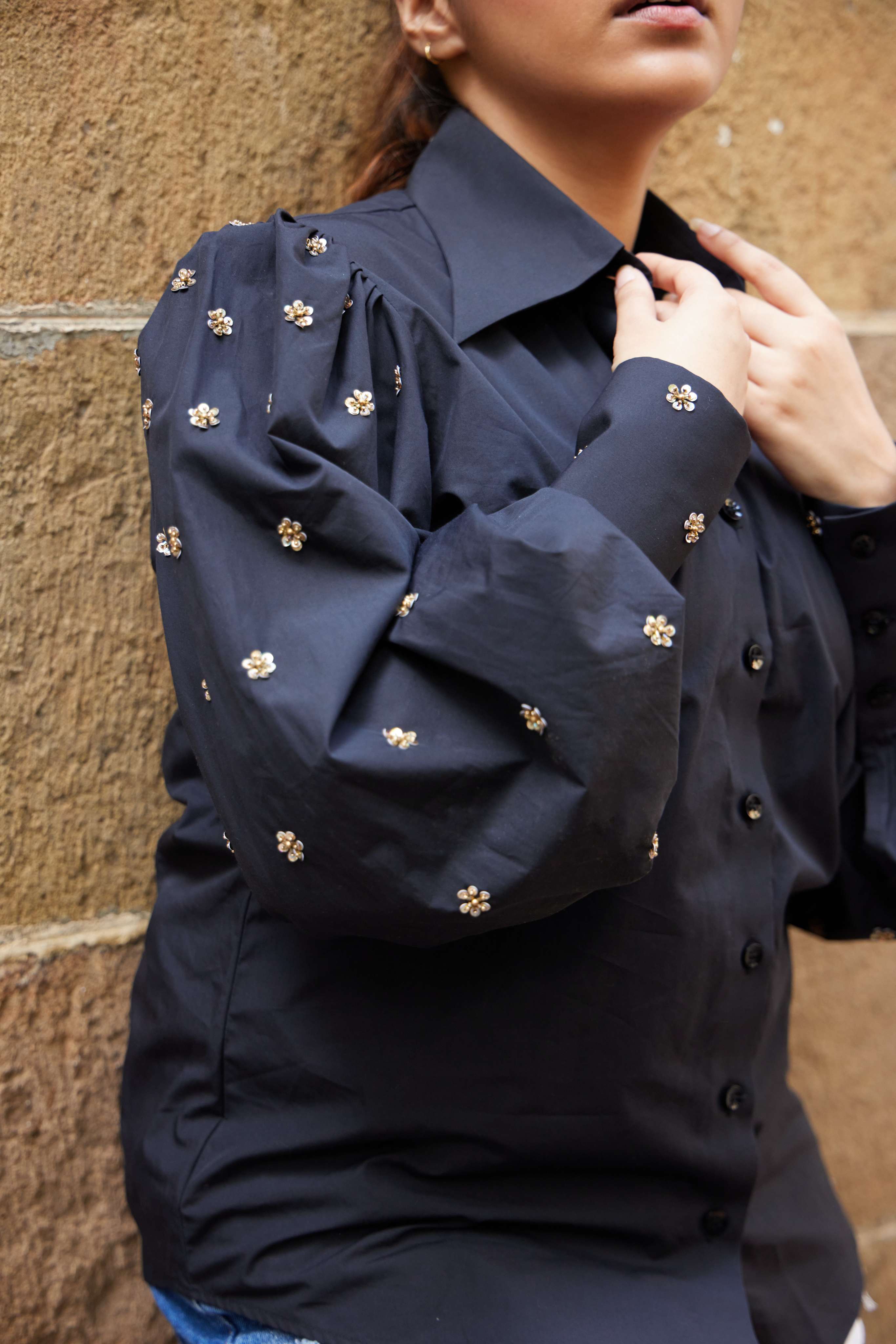 Luminous Sequin Shirt