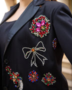 Tailored Embroidery Blazer