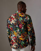 CANCLINI SHIRT BOTANICAL PRINT SHIRT