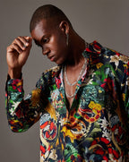 CANCLINI SHIRT BOTANICAL PRINT SHIRT