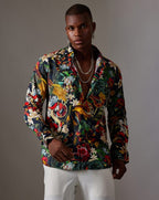 CANCLINI SHIRT BOTANICAL PRINT SHIRT