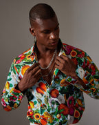CANCLINI SHIRT TROPICAL PRINT SHIRT