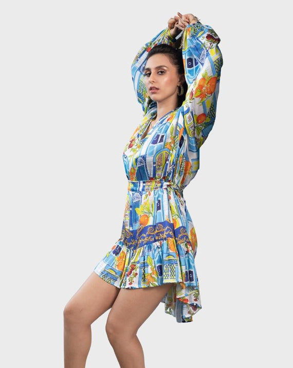Amalfi Door Frill Dress