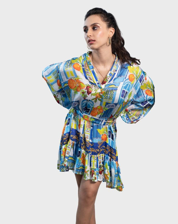 Amalfi Door Frill Dress