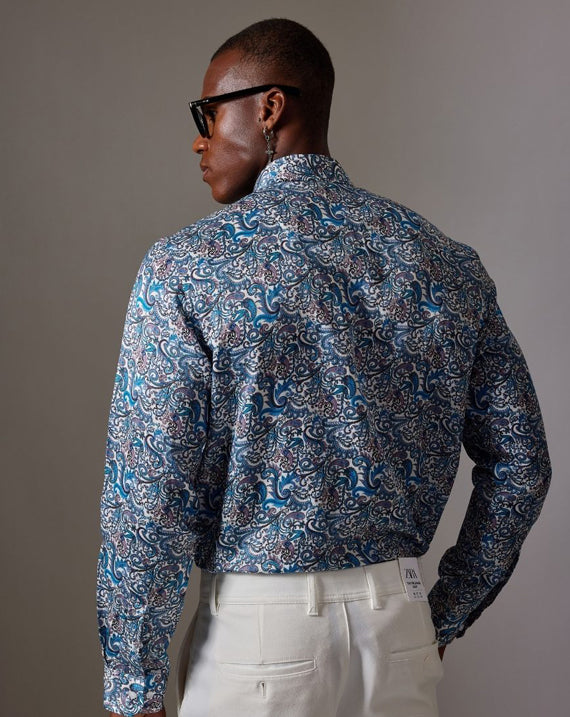 CANCLINI SHIRT FLORAL PRINT SHIRT