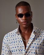 CANCLINI SHIRT POLKA DOT BUTTON UP SHIRT