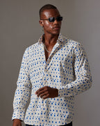 CANCLINI SHIRT POLKA DOT BUTTON UP SHIRT