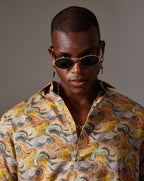 CANCLINI SHIRT MULTI FLORAL PRINT SHIRT