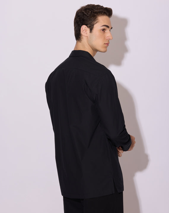 LAPEL EMBROIDERED SHIRT