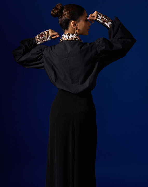 EMBROIDERED BEAD SHIRT