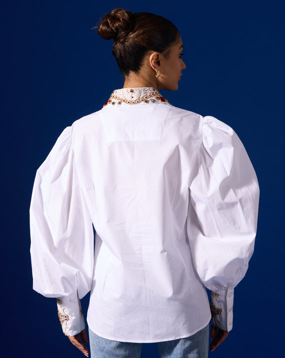 EMBROIDERED BEAD SHIRT