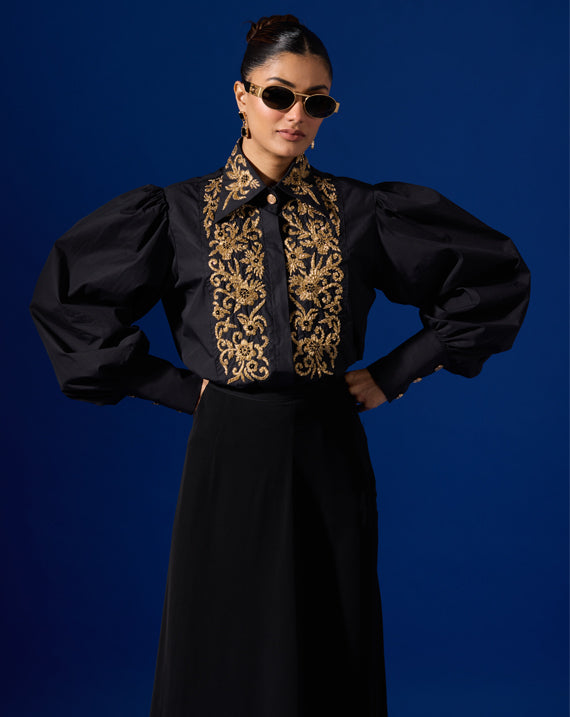 EMBROIDERED BEAD SHIRT