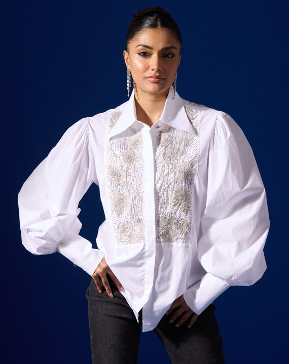 EMBROIDERED BEAD SHIRT