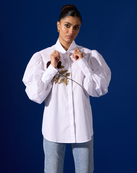 EMBROIDERED BEAD SHIRT