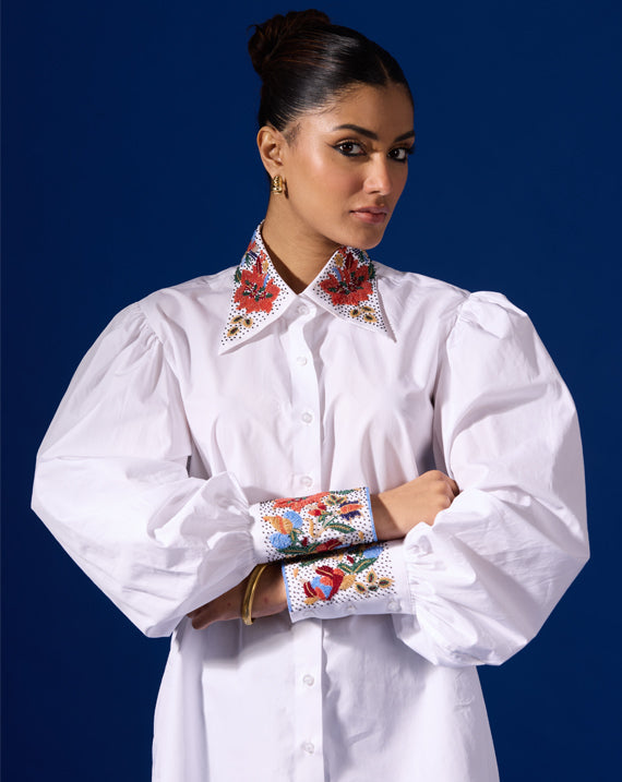 EMBROIDERED BEAD SHIRT