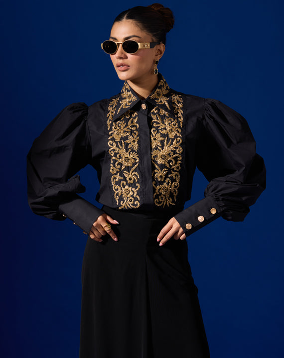 EMBROIDERED BEAD SHIRT