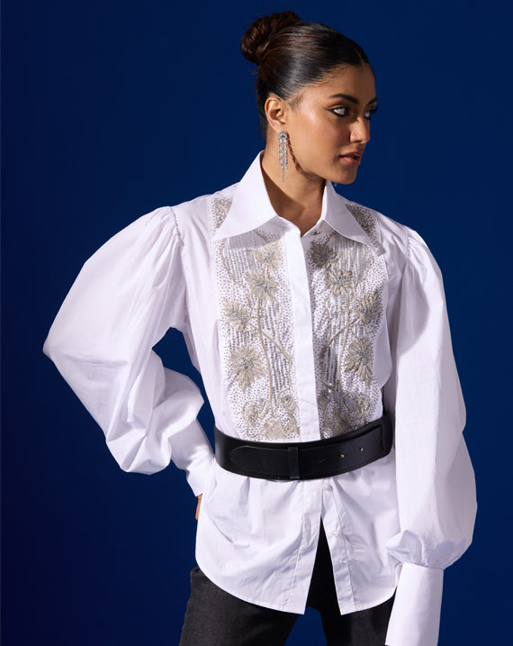 EMBROIDERED BEAD SHIRT