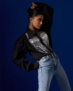 EMBROIDERED BEAD SHIRT