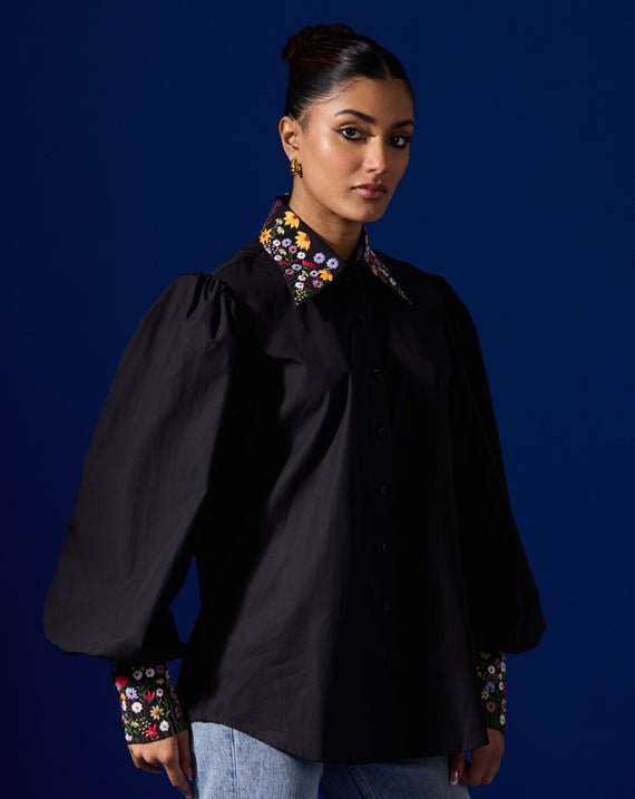 EMBROIDERED BEAD SHIRT