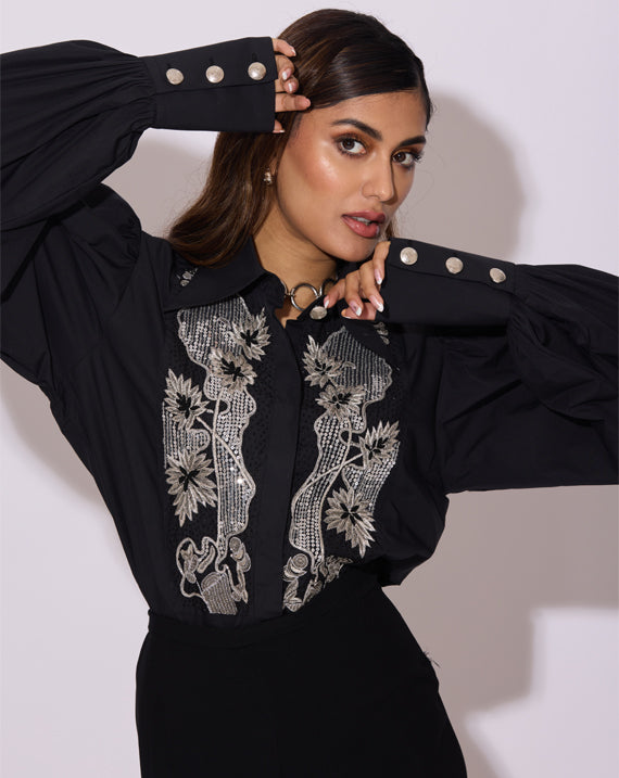 BALLOON SLEEVE SHIRT