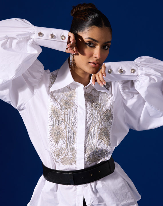 EMBROIDERED BEAD SHIRT