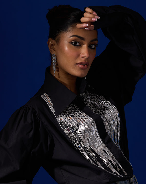 EMBROIDERED BEAD SHIRT