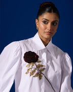 EMBROIDERED BEAD SHIRT