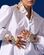 EMBROIDERED BEAD SHIRT