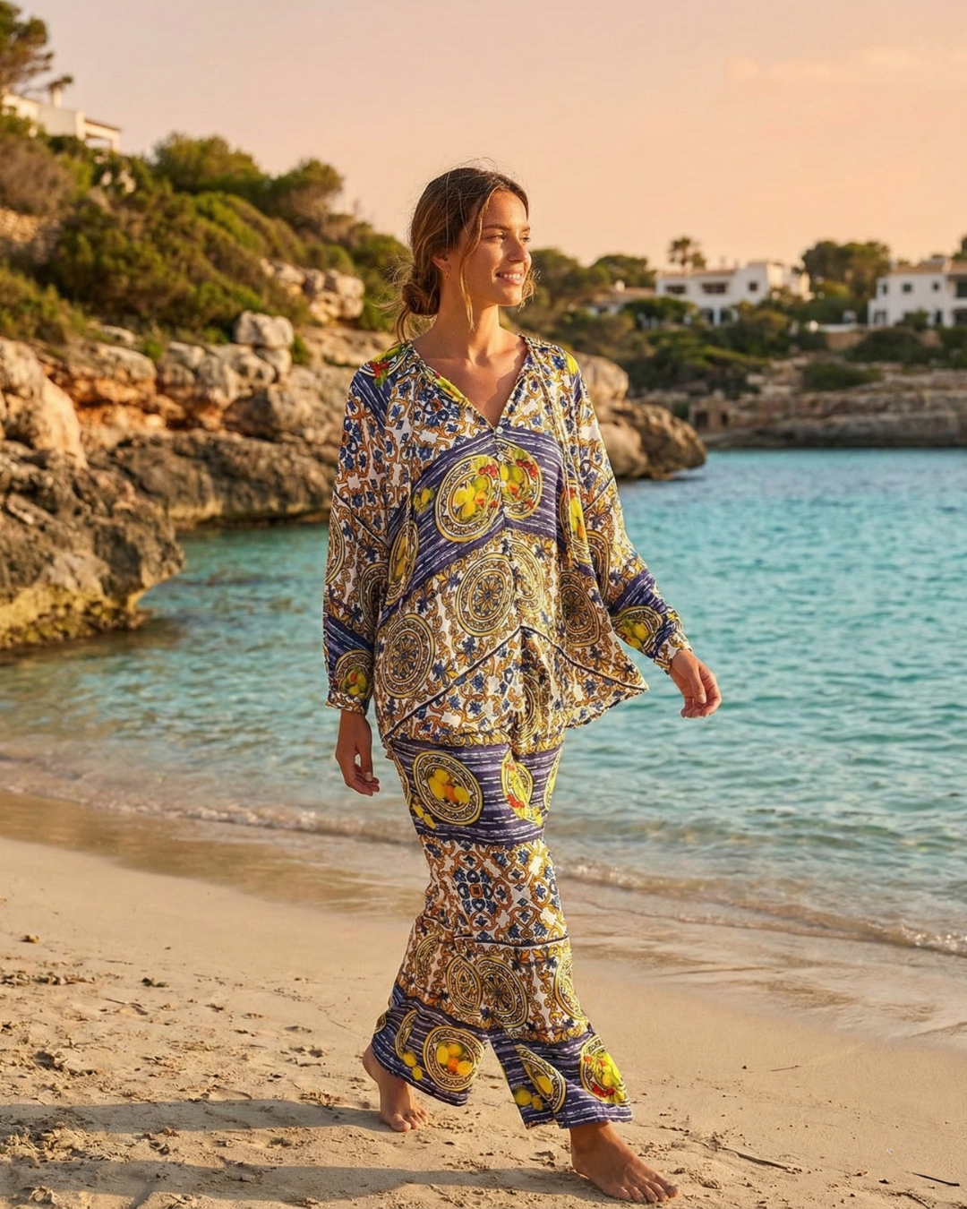 Golden Medallion Co-ord Set