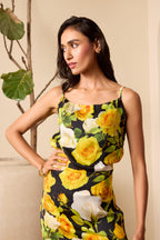 Rose Noir Slip Dress