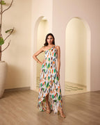 Plume Asymmetric Dress