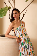 Plume Asymmetric Dress