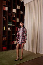 Serpent Print Mini Dress