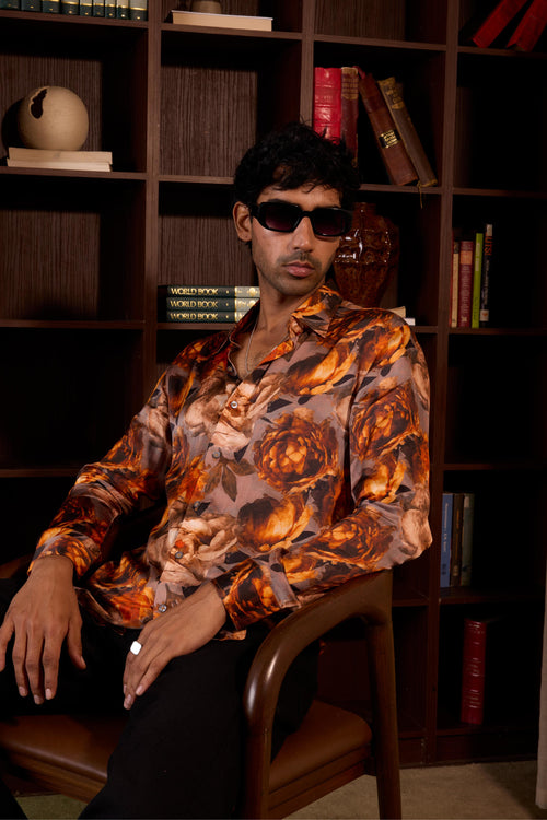 Autumn Floral Shirt