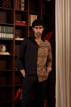 Leopard Contrast Shirt
