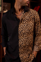 Leopard Contrast Shirt