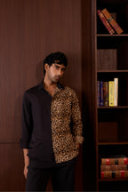 Leopard Contrast Shirt