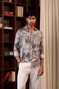 Monochrome Animal Print Shirt