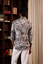 Monochrome Animal Print Shirt