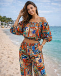 Coastal Collage Co-ord Set