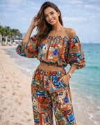 Coastal Collage Co-ord Set