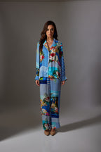 CANCLINI AMALFI PRINT SHIRT