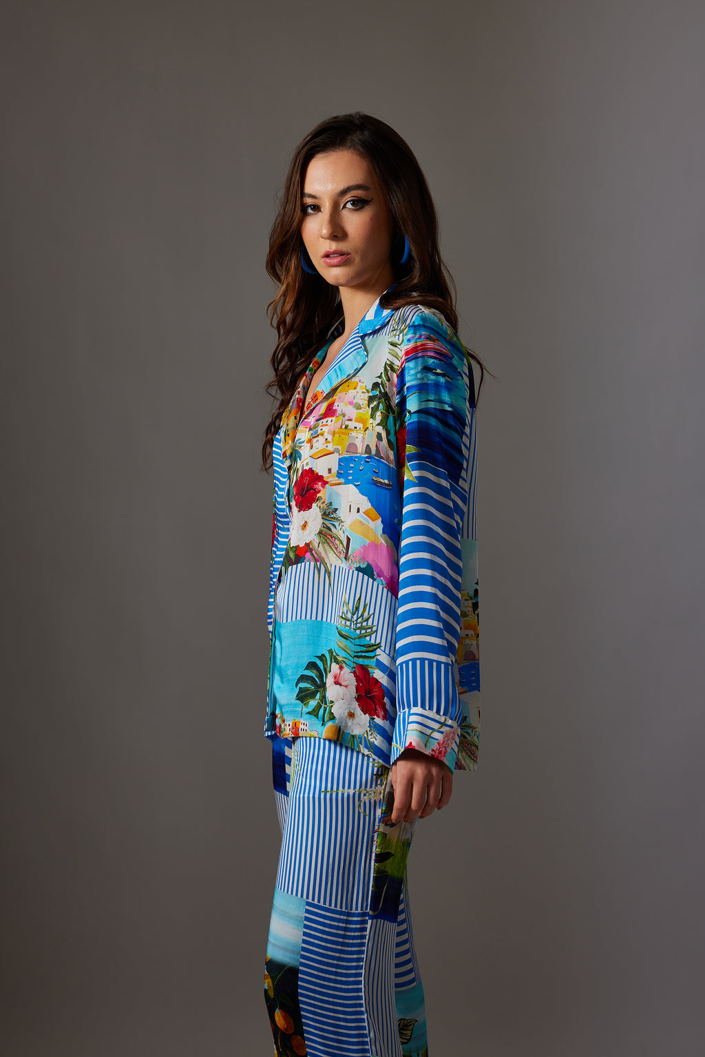 CANCLINI AMALFI PRINT SHIRT