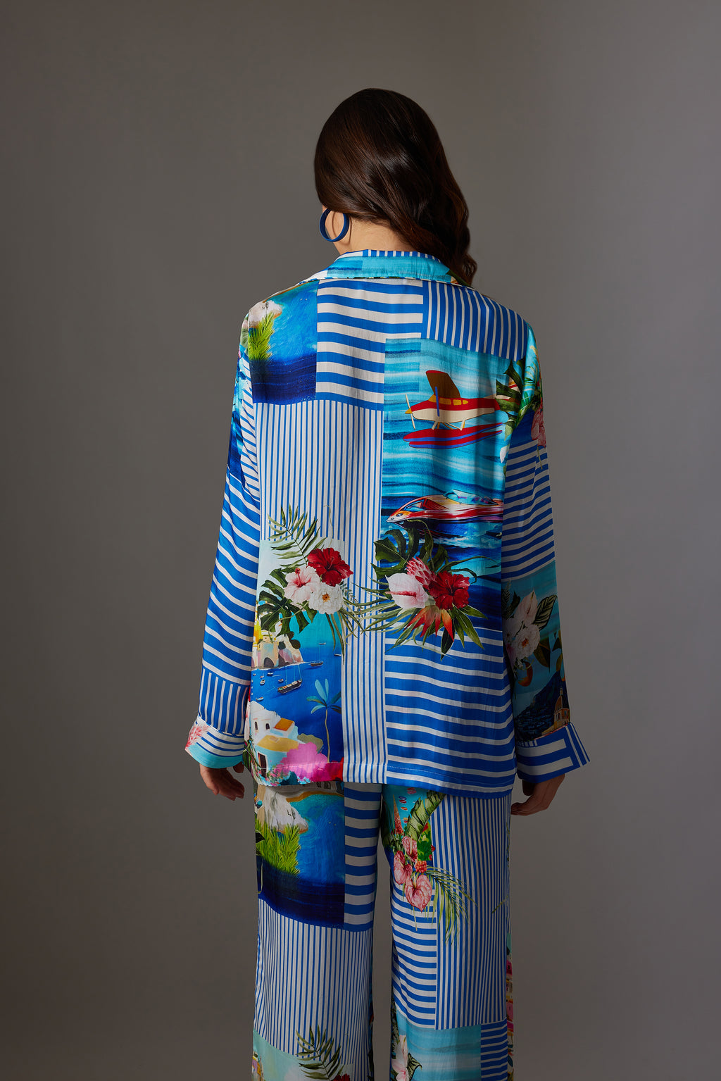 CANCLINI AMALFI PRINT SHIRT