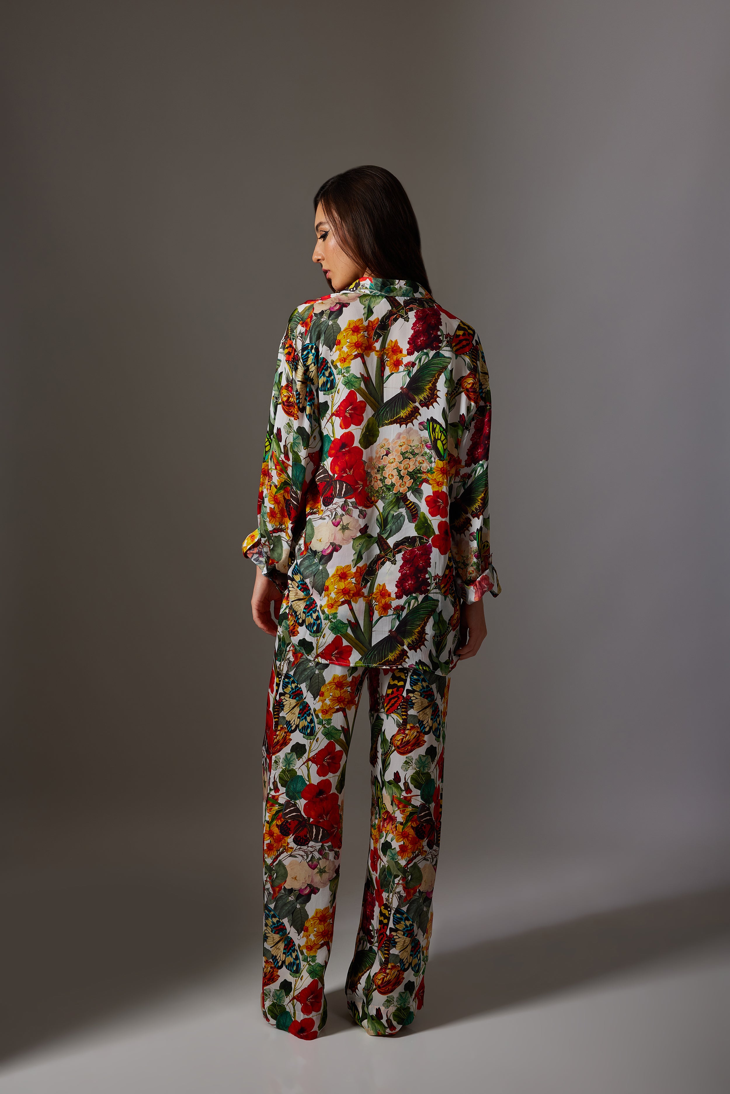 CANCLINI FLORAL PRINT MULTI COLOUR SHIRT